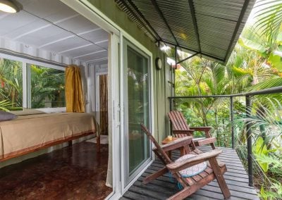Enjoy private indoor and outdoor spaces in our King Suite at Danyasa Eco Retreat in Costa Rica